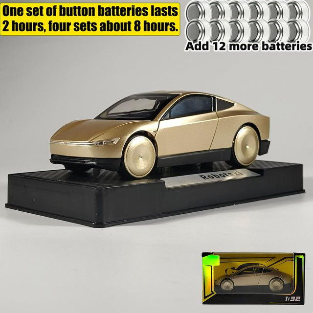 Linyi toy car Cybercab Robotaxi, Modellauto, 1:32, Metall, ab 14 Jahren - Bild 1