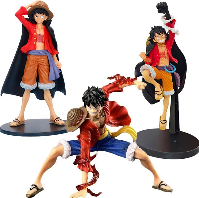 Bandai One Piece Ruffy Strohhut, PVC Modell, Kunststoff, Mehrfarbig - Bild 1