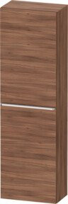 Duravit D-Neo Halbhochschrank in Braun mit 1 Tür und 4 Einlegeböden, Wandmontage, B: 40 cm, T: 24 cm, H: 132 cm - Bild 1