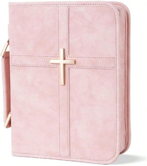 XYNN Gebetbuch-Aufbewahrungstasche in Pink, tragbare und staubdichte Schutzhülle für deine Reisebücher - Bild 1