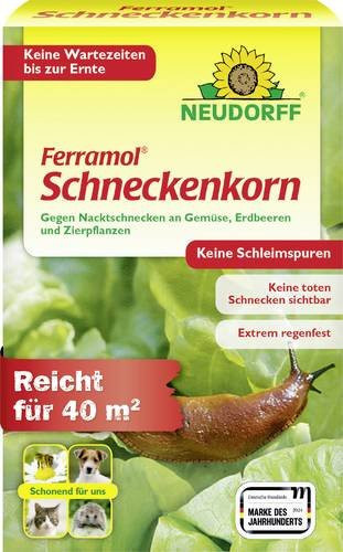 Neudorff Ferramol Schneckenkorn biologisches Granulat mit Eisen-III-Phosphat 200 g - Bild 1