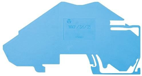 Wieland Electric WKI SH/U /V0 Schienenhalter, Blau, 10 Stück - Bild 1