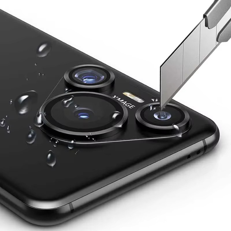Kamera Schutz Set für Huawei Pura 70 Pro Plus und Huawei Pura 70 mit Metall Objektiv Ring und gehärtetem Glas in Schwarz und Multicolor - Bild 6