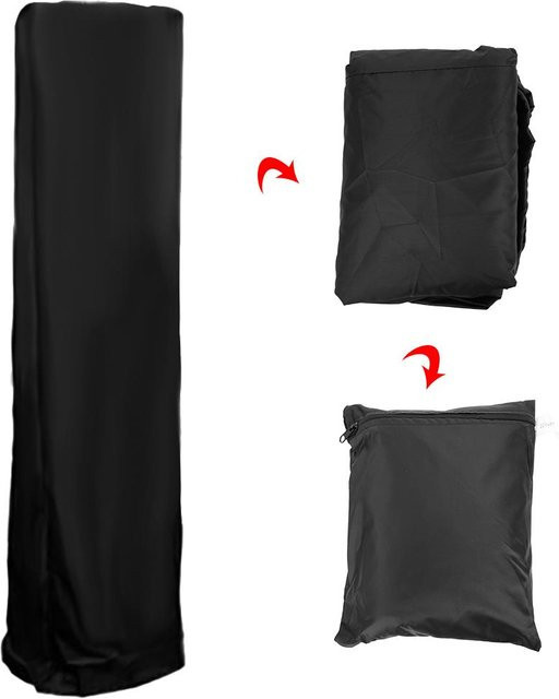CosyHome Staubschutzhaube für Außenheizungen aus Polyester, wasserdicht und sonnenbeständig, Farbe: Schwarz - Bild 1