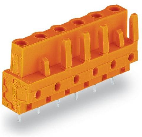 WAGO Buchsengehäuse-Platine 232 Polzahl in Orange mit 7.62 mm Rastermaß, 50 Stück - Bild 1