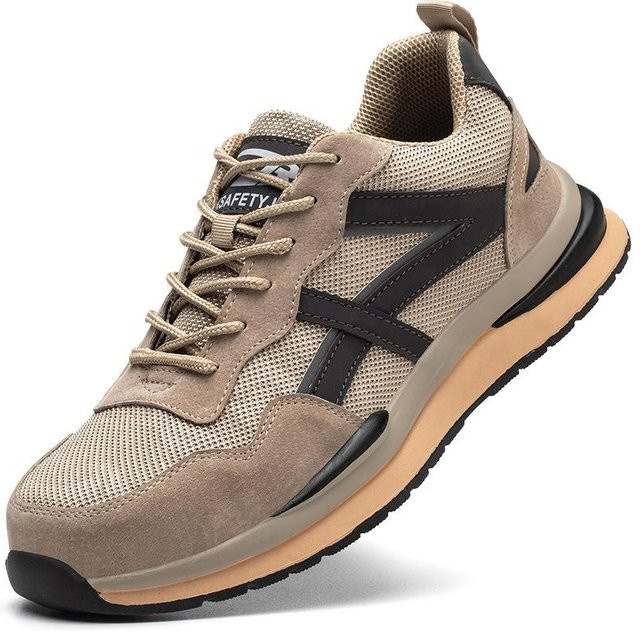 Avant-garde Arbeitsschutzschuhe aus Textil, bruchsicher und durchstichfest, Farbe: Schwarz, Grau, Beige, Größe: 48 - Bild 1