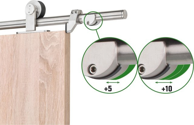 Fineline Abstandsset für Holz aus Edelstahl in Silber - Bild 1
