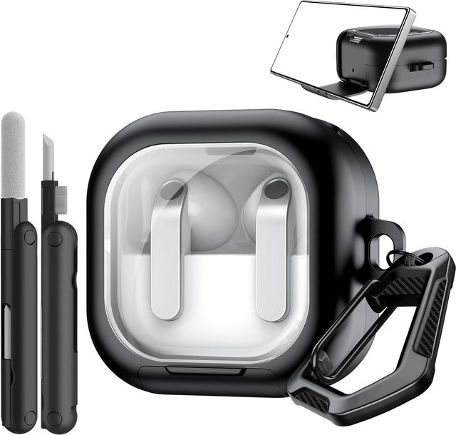 Samsung Schutzhülle für Galaxy Buds4 Pro mit Reinigungsset aus TPU und PC - Bild 1