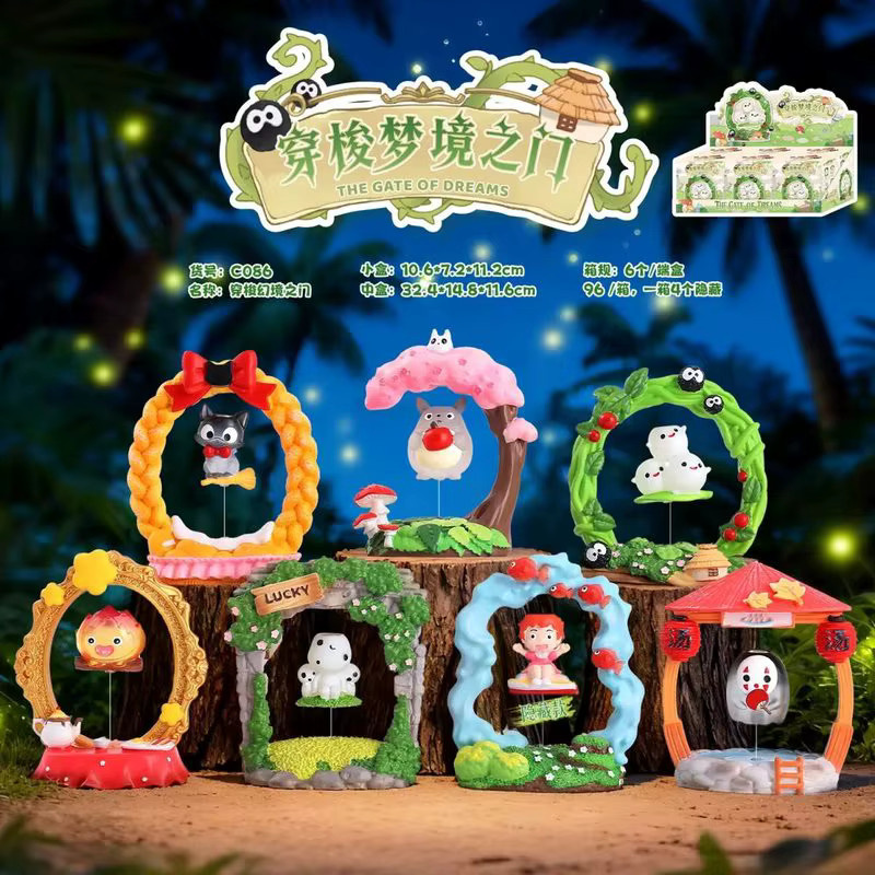 Bandai Hayao Miyazaki Fantasy Shuttle Gate Blind Box, Einzelfigur - Bild 3