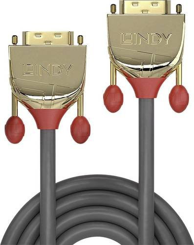 Lindy DVI-D Anschlusskabel 18+1pol. Stecker Grau 10,00 m - Bild 1