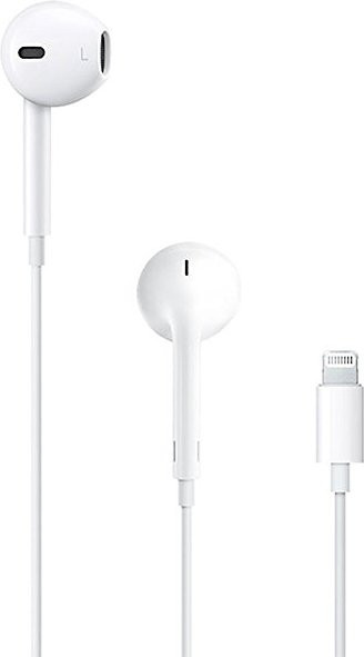 GSMnet In-Ear Kopfhörer mit Mikrofon und Lightning-Anschluss in Weiß - Bild 1