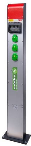 PCE E-Bike-Akku Ladegerät in Silber - Bild 1