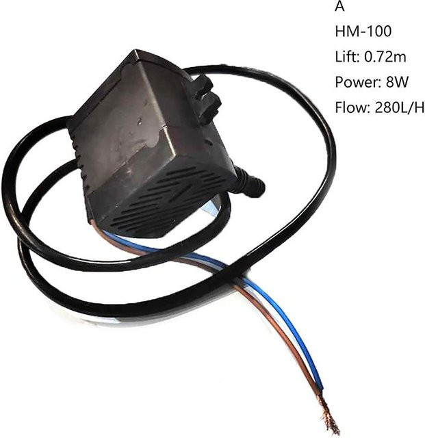 Haven Home HM-70/100 Universelles Klimaanlagen-Lüfterzubehör Tauchpumpe und Kühlventilator in Schwarz - Bild 1