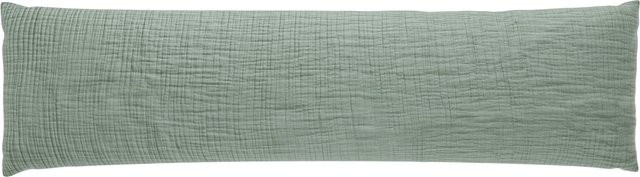 LIVARNO Musselin-Seitenschläferkissenbezug aus Baumwolle, Grün, B: 40 cm, L: 145 cm - Bild 1