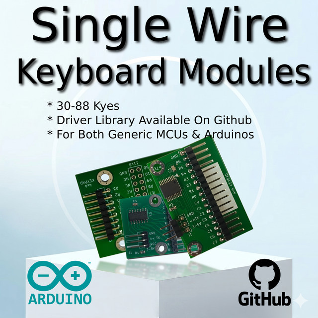 BitCode Einzel-Draht-Tastaturmodul-Kit für Arduino und Mikrocontroller, Multicolor - Bild 1