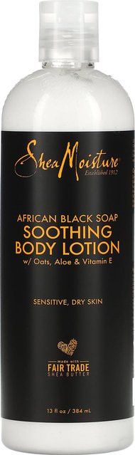 SheaMoisture Afrikanische schwarze Seife Körperlotion, Aloe Vera, 369 g - Bild 1