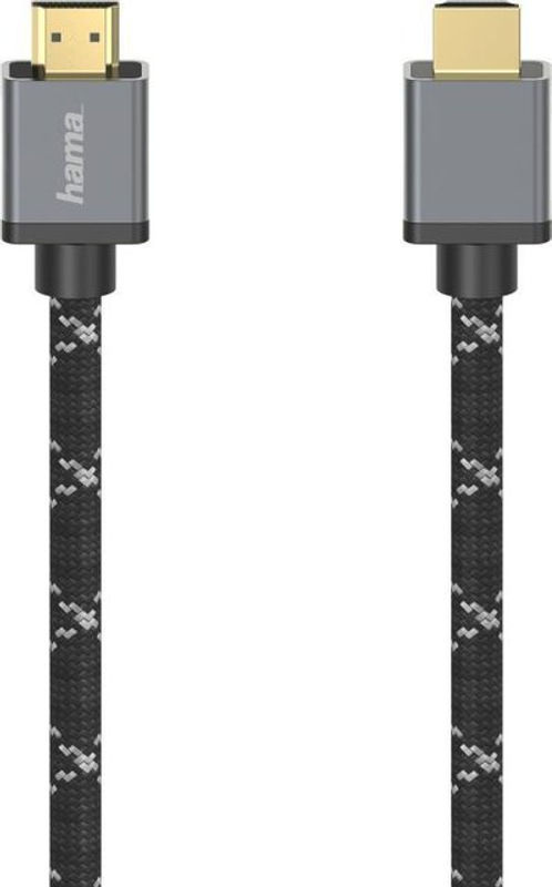 Hama Ultra High Speed HDMI Kabel 8K Stecker-Stecker Schwarz-Grau 1,0 m - Bild 2