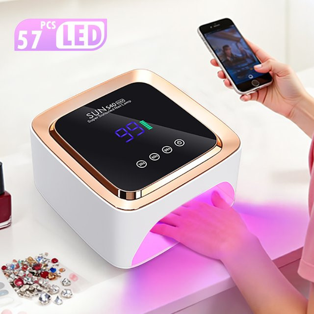 DianaBeauty UV-Nagellampe, 57 LEDs, kabellos, Unisex - Bild 1