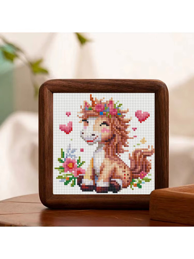 Huacan Mini-Diamantgemälde, Cartoon-Katze, 12-teiliges Set, Tiere - Bild 4