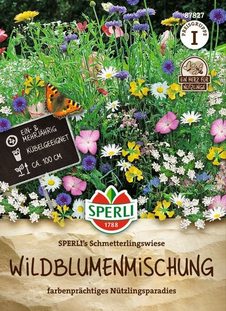 SPERLI Wildblumen-Samen Schmetterlingswiese, bunt für den Ziergarten - Bild 1