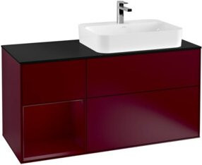 V&B Waschtischunterschrank Finion in Lackoptik, Breite: 120 cm, Tiefe: 50,1 cm, Höhe: 50,1 cm - Bild 1