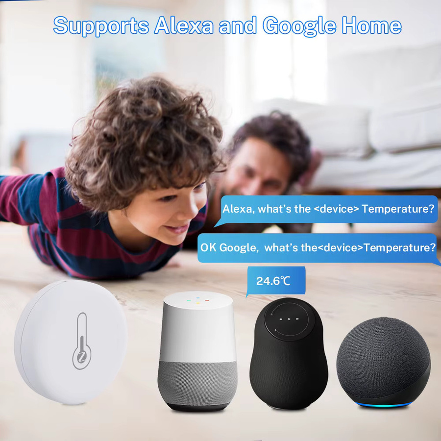 RightSitu Tuya Zigbee 3.0 Temperatur und Feuchtigkeit Sensor Thermometer in Weiß mit App-Steuerung und Smart Home Integration für Alexa und Yandex - Bild 5