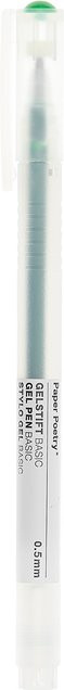 Rico Design Paper Poetry Gelstift Basic in Grün mit 0,5 mm Stiftstärke - Bild 1