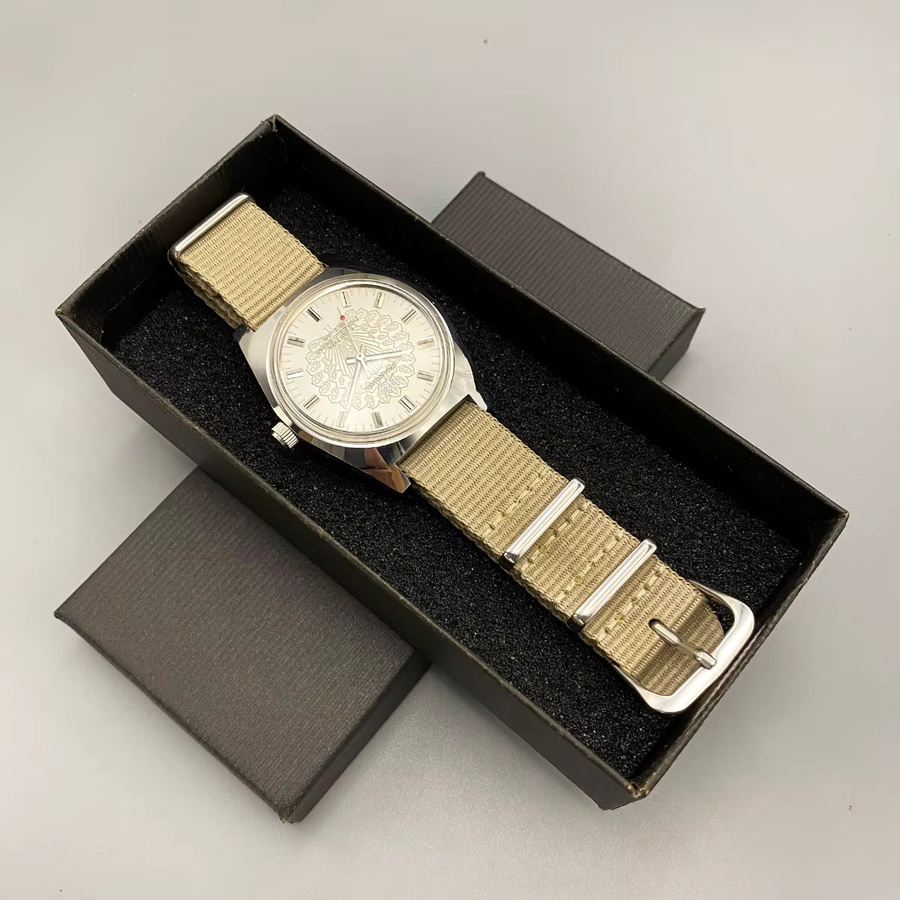 Shanghai Armbanduhr, Handaufzug, Edelstahl, 36 mm, Herren - Bild 4
