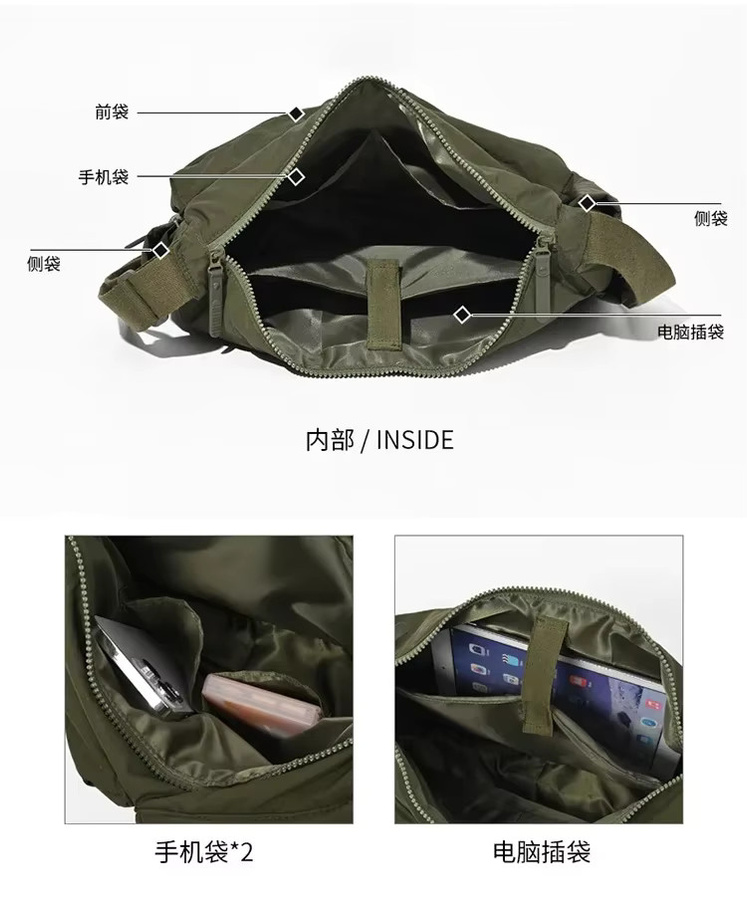 IMYOK Messenger Tasche, Nylon, Damen - Bild 4