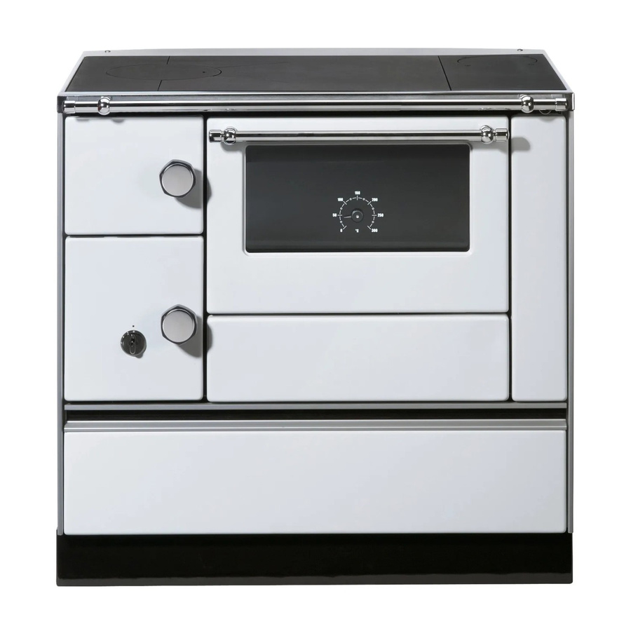 Westminster Holzherd K76-90 Weiß mit 7,3 kW Heizleistung B/T/H: 90 x 60 x 85 cm - Bild 2