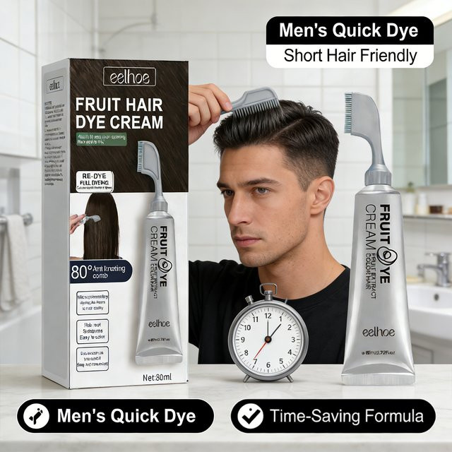 eelhoe Haarfärbecreme, Schwarz, Unisex - Bild 1