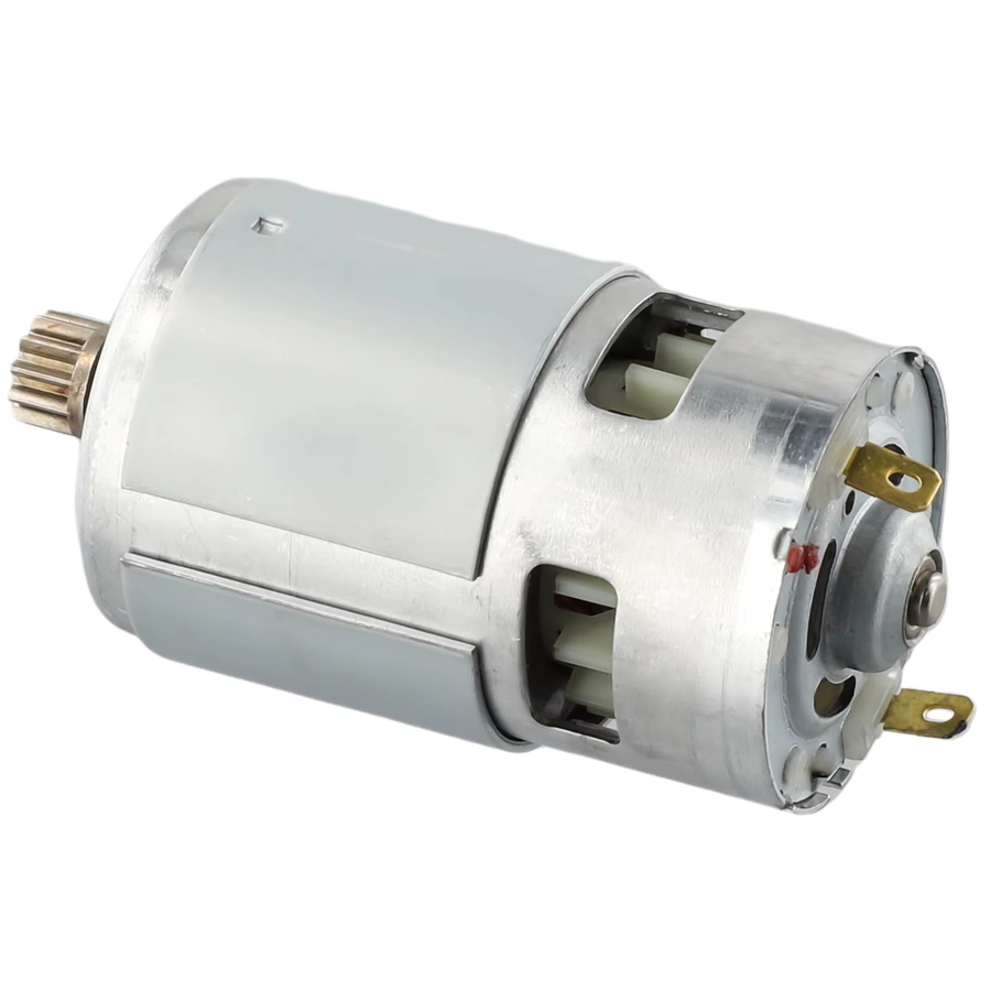 DAZZLEEX RS775 Gleichstrommotor mit 11-Zahn-Getriebe, 18 V, 5000–10000 U/min, Silber - Bild 2