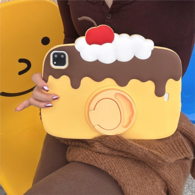 Kreative 3D-Kuchenständer-Hülle für Apple iPad Mini 6 7, iPad Air 4 5, iPad Pro 11 und iPad 7 8 9.7 10.2 10.5 in Multicolour - Bild 1