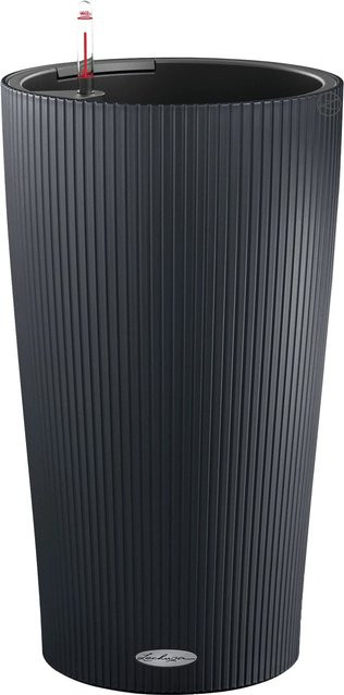 Lechuza Pflanzgefäß Cilindro Color Schiefergrau Durchmesser: 32 cm, Höhe: 56 cm - Bild 1