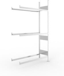 Meta Reifen-Anbauregal S3 CLIP verzinkt silber B/H/T: 200 x 115 x 40 cm - Bild 1