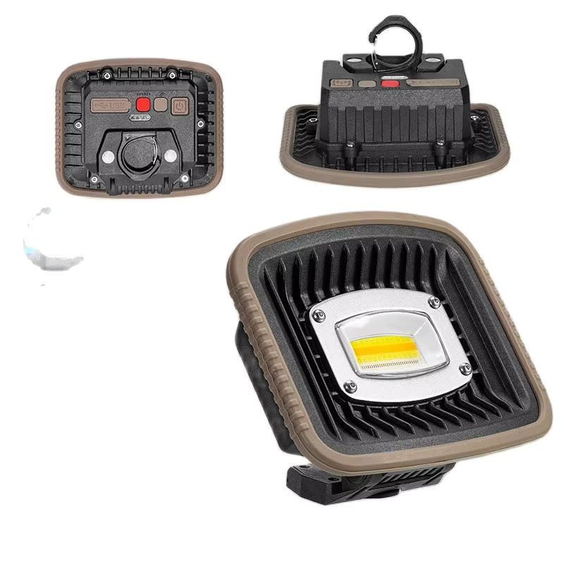 ESMARTER LED COB Taschenlampe mit Powerbank Funktion und Magnet, wiederaufladbar, Schwarz - Bild 6