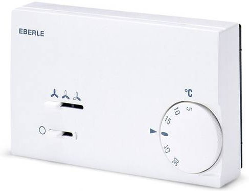 Eberle KLR-E 7009 Raumthermostat für Heizen und Kühlen in Weiß Aufputz - Bild 1