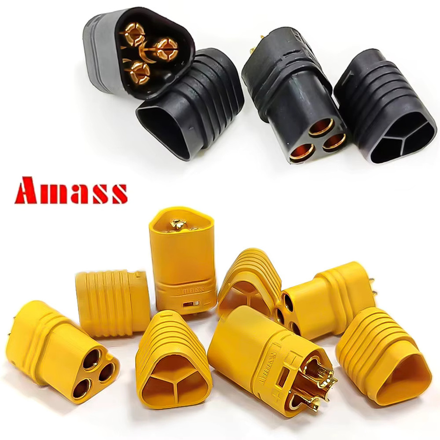 Amass MT60/MT30 Rundstecker-Set, Gelb - Bild 2