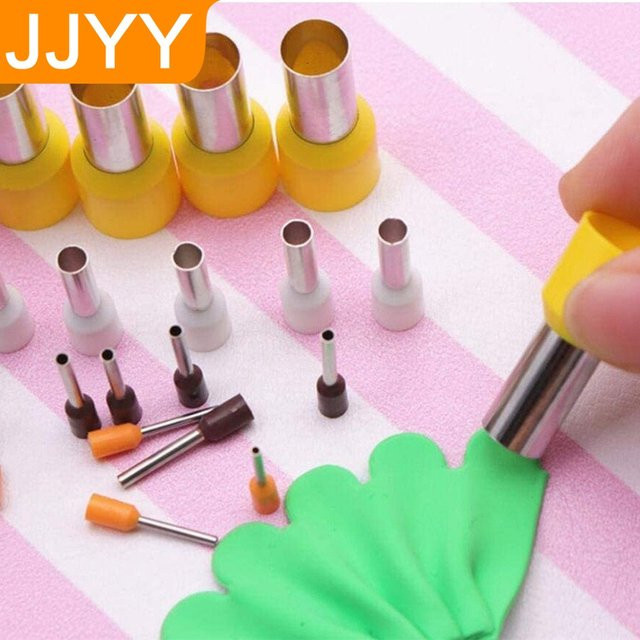 Edelstahl Polymer Clay Cutter Set Kreis Form Ausstechformen für Kunst und Handwerk - Bild 1