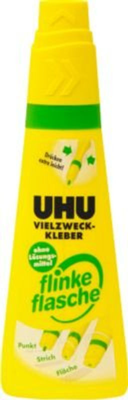 UHU Vielzweckkleber flinke Flasche ohne Lösungsmittel 100 g - Bild 2