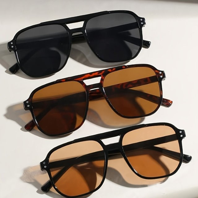 BMAD Brille, Unisex, Vollrand, Square, Kunststoff, Schwarz - Bild 1