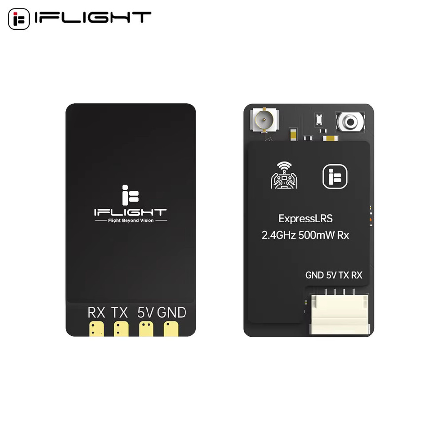 IFlight ExpressLRS ELRS Empfänger Rx mit Antenne in Schwarz (2,4GHz/900MHz 500mW) - Bild 2