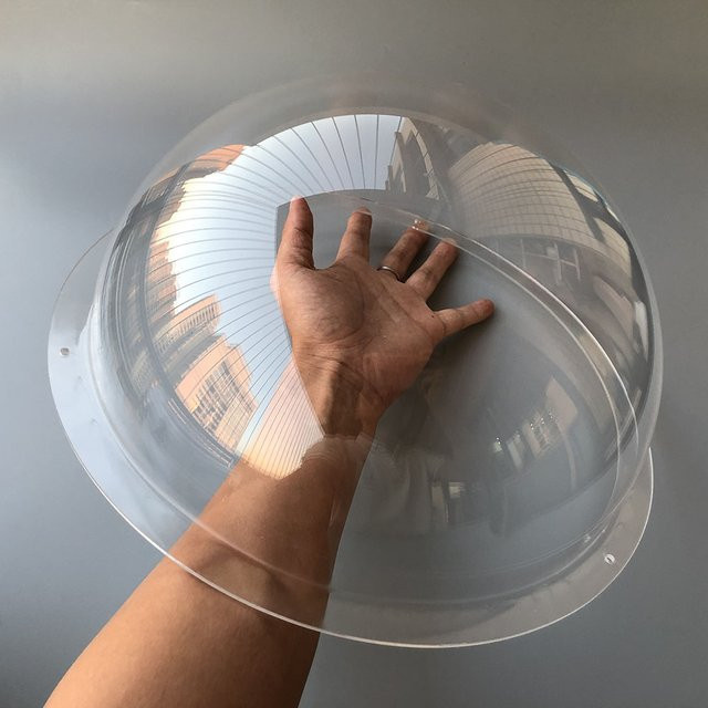OwlCat Transparente Acryl-Abdeckung für 11,65 Zoll CCTV Sicherheitskameras als Ersatz-Dome-Schutzgehäuse - Bild 1