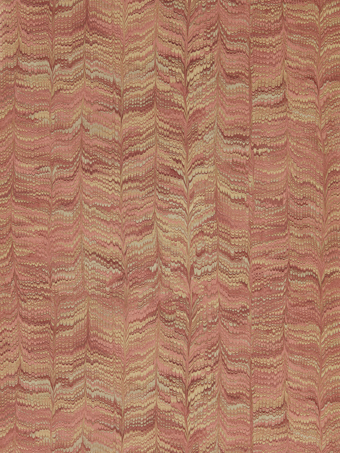 Zoffany Tapete Jaipur Plain in Venetian Red mit abstraktem Design und Vliesqualität - Bild 1