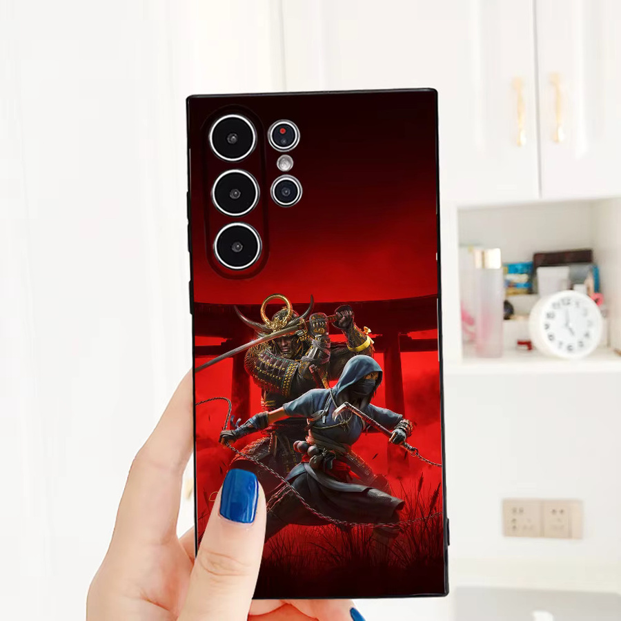 Assassin's Creed Shadows Handyhülle für Samsung Galaxy S25 S24 S23 S22 S21 S20 Ultra Plus Frosted Non-Slip Soft Case Multicolour - Bild 4