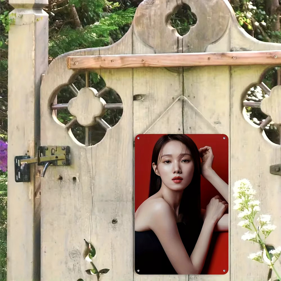CIFBUY Aluminium-Dekoschild Lee Sung Kyung Porträt Poster im modernen K-Pop-Stil - Bild 3