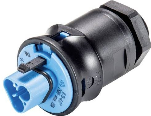 Wieland Electric 96.032.6053.9 Geräteanschluss in Blau und Schwarz - Bild 1