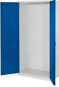 Kappes Systemschrank Leergehäuse Serie 500 mit Vollblechtüren in Grau, B/T/H: 100 x 50 x 195 cm - Bild 1