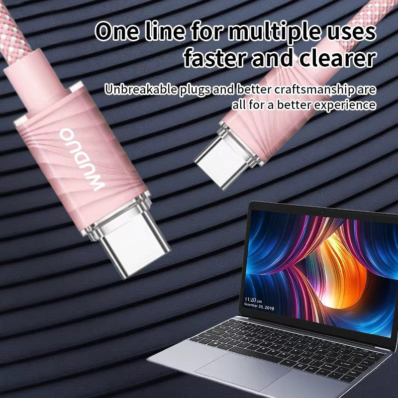 LYNXZ USB-C Schnellladekabel 60W Gelb mit 480Mbps Datenübertragung für iPhone, Xiaomi, Huawei und Samsung - Bild 5