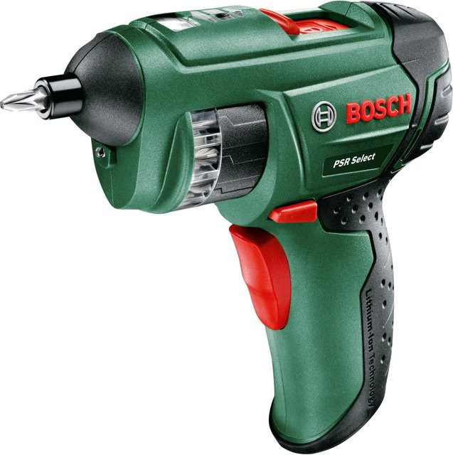 Bosch Akkuschrauber PSR Select mit 3,6 Volt Lithium-Ionen Akku in Grün/Schwarz - Bild 1